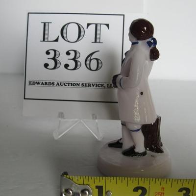 Vintage Boyd Glass Colonial Man, Hand Painted