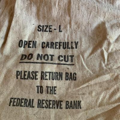 Federal Reserve Canvas Money Bag