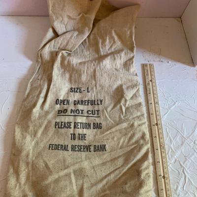 Federal Reserve Canvas Money Bag