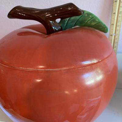 Ceramic Apple Cookie Jar