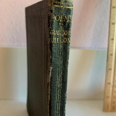 Poems by Francis Villon Very Vintage Book