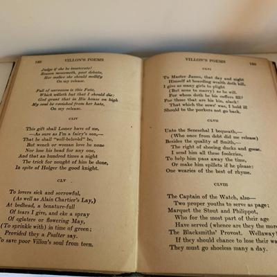 Poems by Francis Villon Very Vintage Book