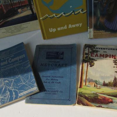 Lot 352: Lot of Books: Camping, Map and Compas, Trains, More