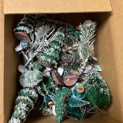 Lot Of Christmas Tree Decorations.