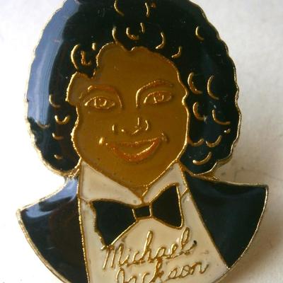 3 Vintage Michael Jackson Lapel Pins