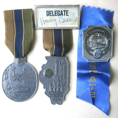 American Legion National Convention Medals,