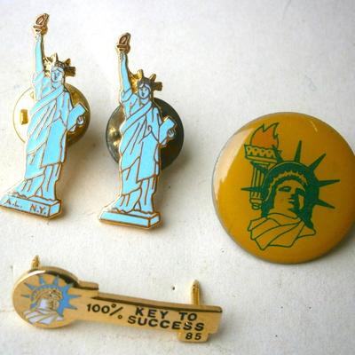 Statue of Liberty Lapel Buttons