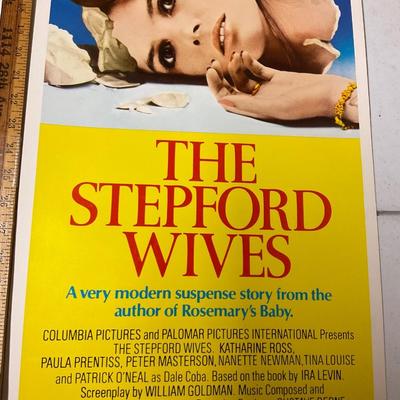THE STEPFORD WIVES Original Poster 1975