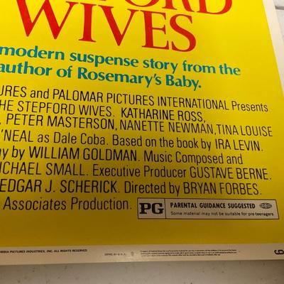 THE STEPFORD WIVES Original Poster 1975