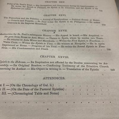 1869 Life & Epistles of Saint Paul by Rev. Conybeare HowsonLot PB101