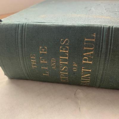 1869 Life & Epistles of Saint Paul by Rev. Conybeare HowsonLot PB101