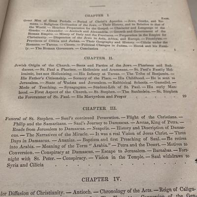1869 Life & Epistles of Saint Paul by Rev. Conybeare HowsonLot PB101