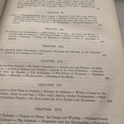 1869 Life & Epistles of Saint Paul by Rev. Conybeare HowsonLot PB101