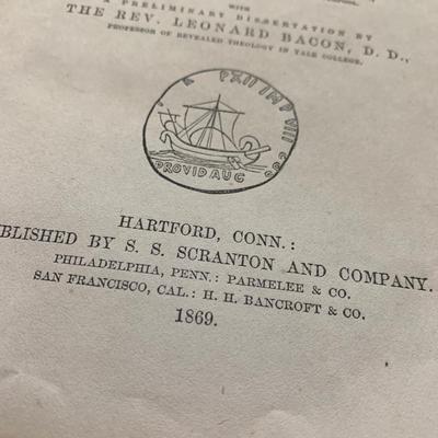 1869 Life & Epistles of Saint Paul by Rev. Conybeare HowsonLot PB101