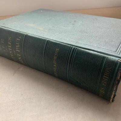 1869 Life & Epistles of Saint Paul by Rev. Conybeare HowsonLot PB101