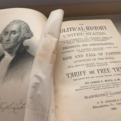 c.1888 Political History of the United States James Boyd PB 102