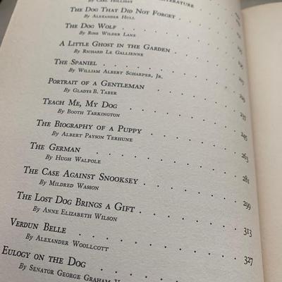 1936 Great Dog Stories of Our Day 1st Printing Frances Clark