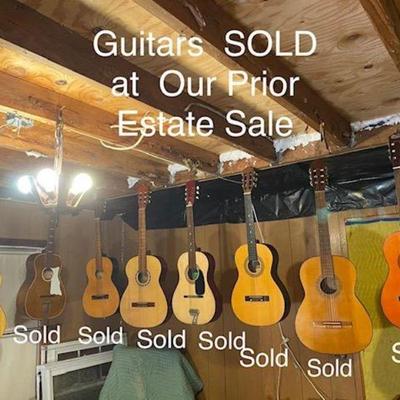 Vtg Acoustic Guitars Over 15 sold so far 
( not all are shown in pic)
