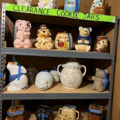 Cookie Jar Clearance cont 
Prices very Low