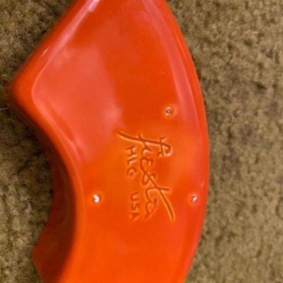 All Pieces of Relish tray are embossed w early original fiesta marks