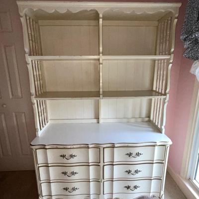 French Provincial dresser, hutch