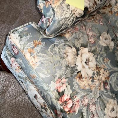 Floral Wingback chair
