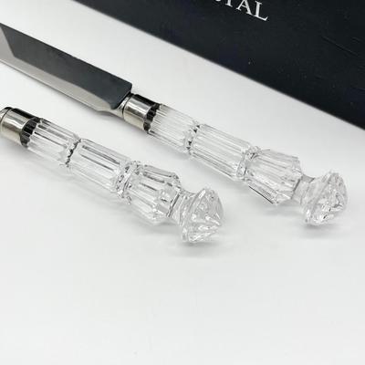 WATERFORD CRYSTAL ~ 2 Pc Serving Set