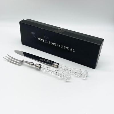 WATERFORD CRYSTAL ~ 2 Pc Serving Set