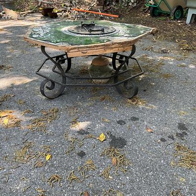 822 Custom Made Mosaic Top Ichiban Table