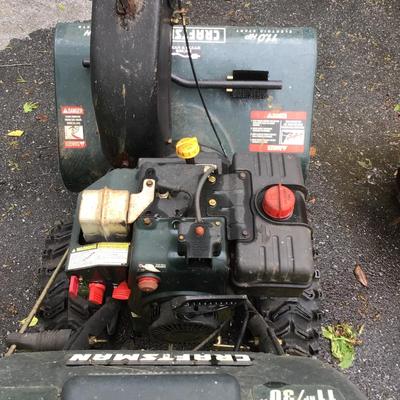 826 Craftsman 30" Snow Blower 11.0 hp