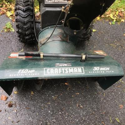 826 Craftsman 30" Snow Blower 11.0 hp