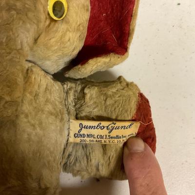 Jumbo Antique -Gund Elephant
