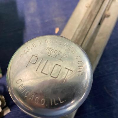 Vintage Pilot and Markwell Staplers
