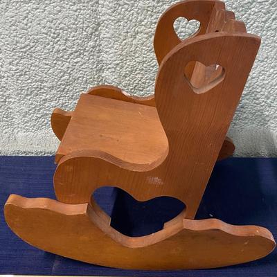 Vintage Doll or Childâ€™s Rocker