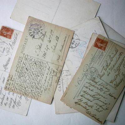 11 Pre-1920 French View Cards,