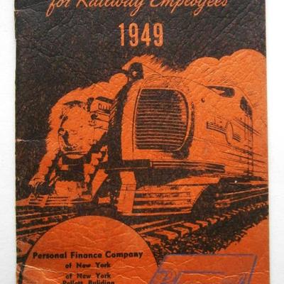 1949 RR Time Recording Book