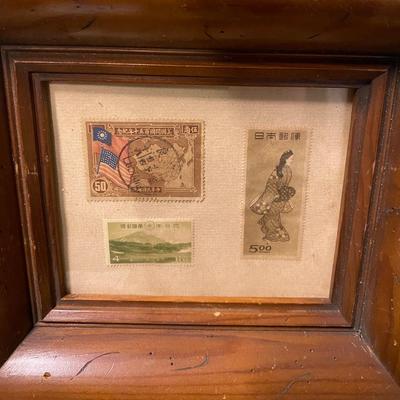Vintage Framed Stamps