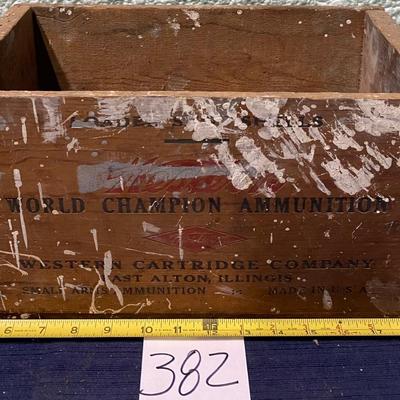 Vintage Western World Champion Ammo Box