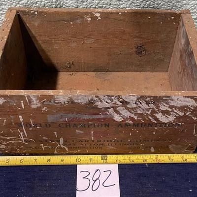 Vintage Western World Champion Ammo Box