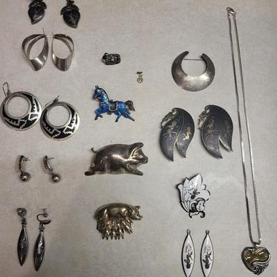 Sterling Silver Jewelry Lot # 4