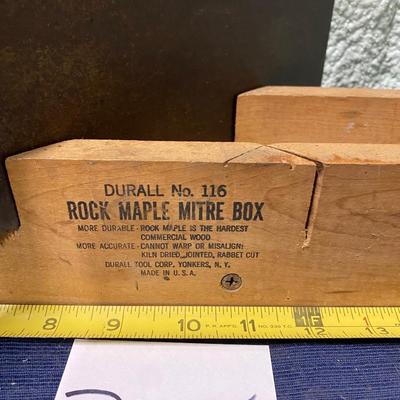 Vintage Rock Maple Mitre Box