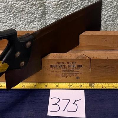 Vintage Rock Maple Mitre Box