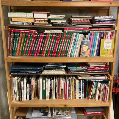 Cookbooks / Shelf Not Included.
