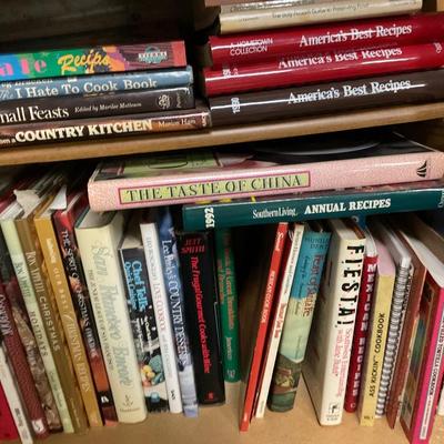 Cookbooks / Shelf Not Included.