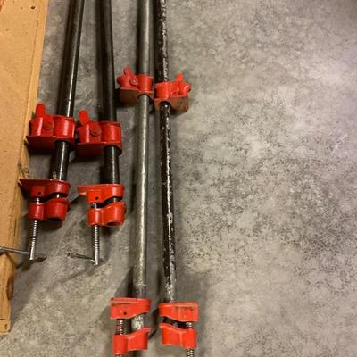 Two 48â€ Clamps And Two 36â€ Clamps.