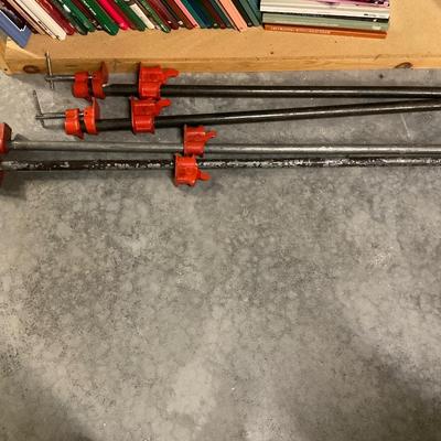 Two 48â€ Clamps And Two 36â€ Clamps.