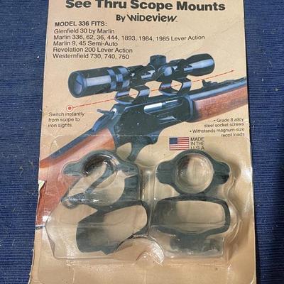Wideview See Thru Scope Mount