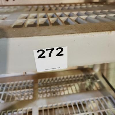 Plastic 5 shelf shelving unit 36x18