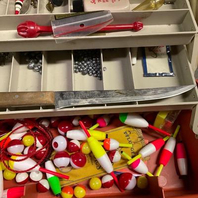 Tackle Box And Fishing Supplies