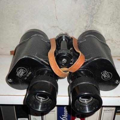 Vintage Binoculars With Case